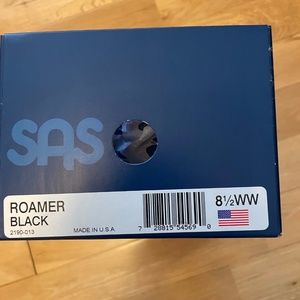 SAS Roamer Black Shoes Size 8-1/2 WW